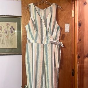 Lucky Brand sleeveless jumpsuit. Size L. New with tags